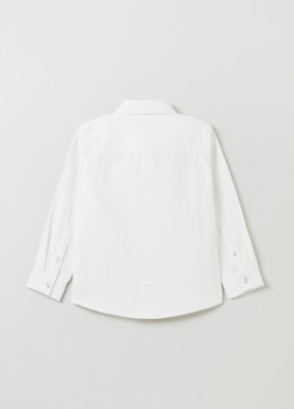 OVS BOY3-10Y SHIRTS L/S 2M 3-4 WHITE 001889573 