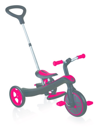 GLOBBER kolmerattaline jalgratas Explorer Trike Foldable 4 In 1, punane, 732-102 