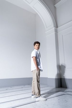 COCCODRILLO püksid ELEGANT JUNIOR BOY, kreemjas, WC5119108EJB-002-164, 164 cm 