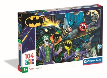 CLEMENTONI CHILDREN PUZZLE DC Batman, 104 tk,, 25031 
