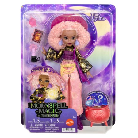 MONSTER HIGH MOONSPELL MAGIC nukk Rae – päikesenõid, JMB91 