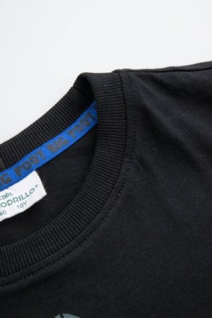 COCCODRILLO t-särk, mustad, ZC5143202YBJ-021-164, 164 cm 