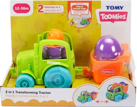 TOMY 2 in 1 transformeeruv traktor, E73219C E73219C