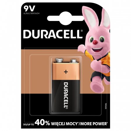 DURACELL patarei 9V, DURB110 