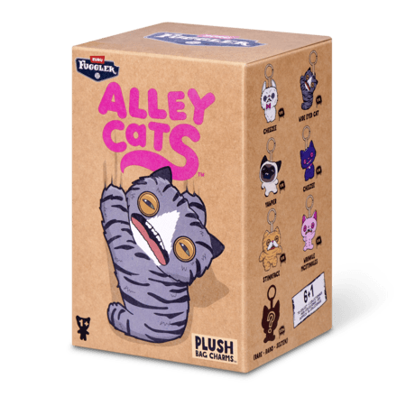 FUGGLER plüüsist võtmehoidja Alley Cat, 1. seeria, assortii., 15789 