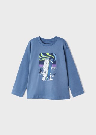MAYORAL pikkade varrukatega t-särk 5G, stone blue, 4038-45 4038-45