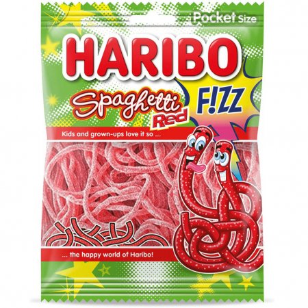 Kommid HARIBO (SPAGHETTI RED FIZZ), 70 g, MIX0246 MIX0246