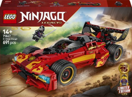 71867 LEGO® NINJAGO® X-1 Ninja Chargeri 15. aastapäev 
