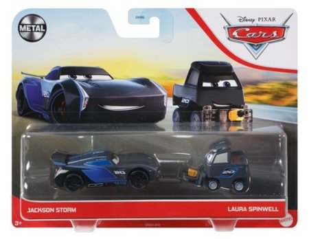 CARS 3 Die Cast mudelauto 2-pakk, asst, DXV99 