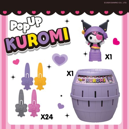 TOMY GAMES lauamäng Pop-up KUROMI, T73865 