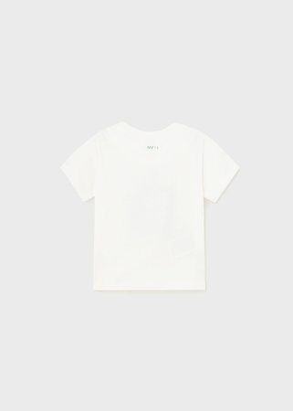 MAYORAL lühikeste varrukatega t-särk 3F, kreemi värv, 1021-15 