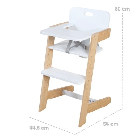 ROBA söögitool NATURE UP, Bamboo natural/ White, 7541WEB 