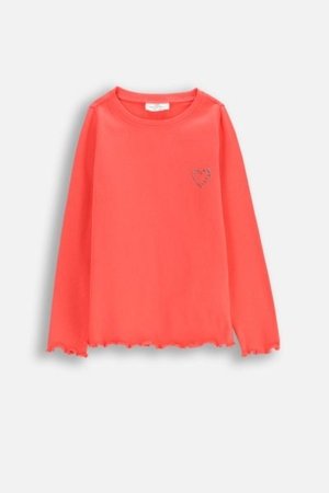 COCCODRILLO pikkade varrukatega särk REBEL GIRL KIDS, roosa, WC5143104RGK-025-122, 122 cm 