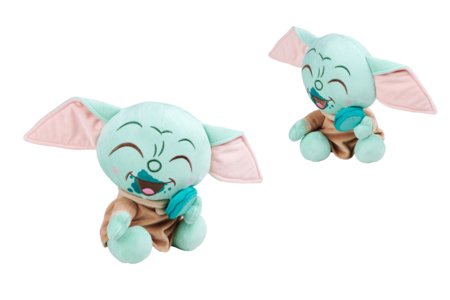 SIMBA DISNEY Mandalorian plüüsist mänguasi Grogu makrooniga, 25 cm, 6315870755 