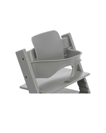 STOKKE söögitool koos turvakaare ja vastsündinu komplektiga TRIPP TRAPP, storm grey, grey NBS, 686000 