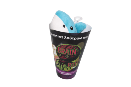 BRAIN ROT rääkiv plüüšist võtmehoidja 15 cm, assortii, BD1270 