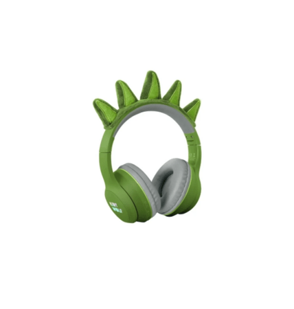 KIDYWOLF juhtmevabad laste kõrvaklapid vahetatavate dinosauruse ogadega, KIDYEARS-BT-DIN 