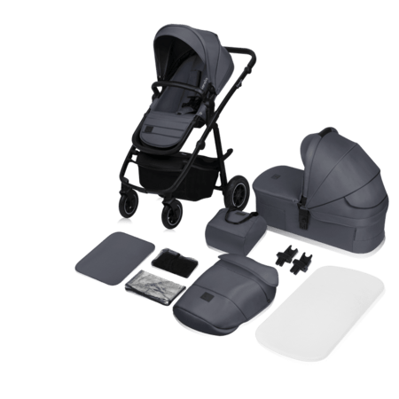 LIONELO universaalne käru AMBER PLUS 2in1, Grey graphite, LO-AMBER PLUS 