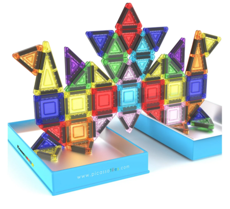 PICASSO TILES Magnetiline konstruktor pliiatsikarbiga 50 osa, PN020 