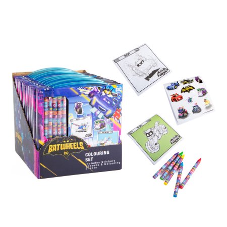 BATWHEELS ON THE GO colouring set, 65-0002 