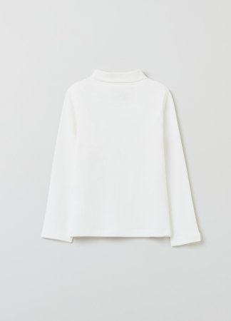 OVS BOY3-10Y T-SHIRT L/S 2H 9-10 WHITE 001348832 001348832
