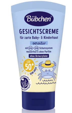 BÜBCHEN laste näo päikesekreem, 50 ml, SPF 50+, TW21 