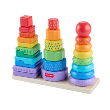 FISHER PRICE puidust klotsitorn, HXT76 