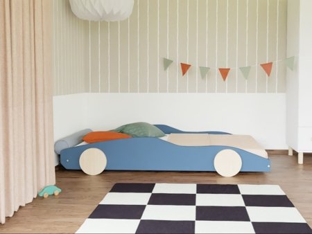 BENLEMI lastevoodi-auto DRIFTY, 80x160 cm., Orange/Black, JP-0061/80X160-ORA 