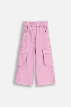 COCCODRILLO püksid MAXITROPIC GIRL KIDS, roosa, WC5119101MGK-007-122, 122 cm 