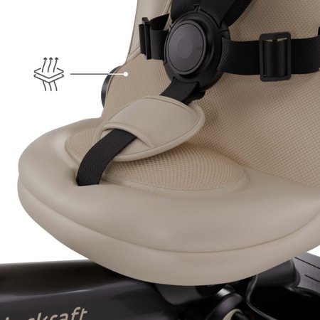 KINDERCRAFT kolmerattaline AVEO 2 Plus, beež, KRAVEO02BEG0000 