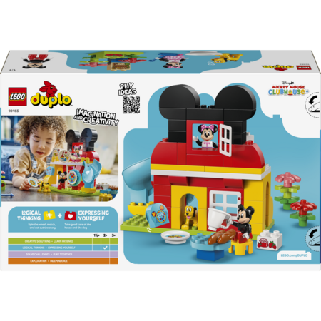 10465 LEGO® DUPLO® │Disney Miki-Hiire klubimaja koos Minnie ja Pluutoga 