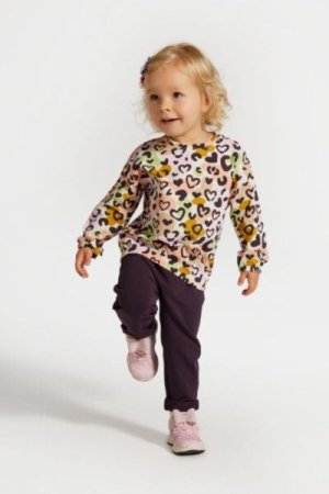 COCCODRILLO püksid PASTELOVE GIRL NEWBORN, lilla, ZC4120104PGN-016-086, 86 cm 