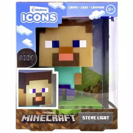 PALADONE MINECRAFT Steve dekoratiivne LED-valgusti, PP6594MCFV4 