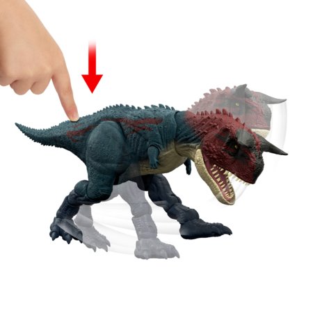 JURASSIC WORLD 1:32 interaktiivne Carnotauruse dinosaurus, JKG85 
