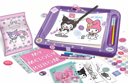 LISCIANI joonistuskomplekt valguslauaga My Melody & Kuromi Drawing School, 119684 