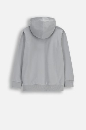COCCODRILLO hooded pullover, grey, size 
