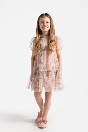 COCCODRILLO lühikeste varrukatega kleit ELEGANT JUNIOR GIRL, värv, WC5128210EJG-022-152, 152 cm 