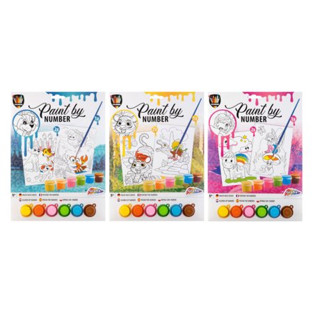 MOXY joonistamiskomplekt numbrite järgi, assortii, 150057 