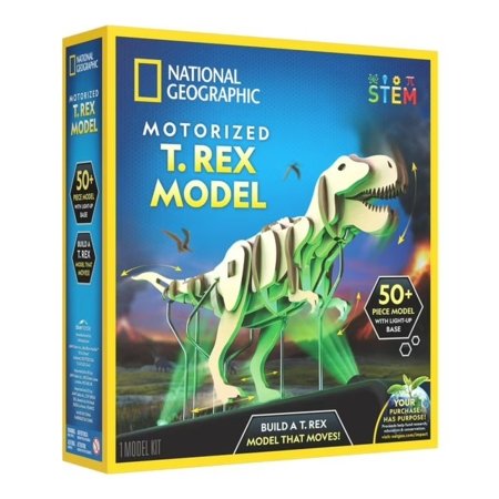 NATIONAL GEOGRAPHIC interaktiivne 3D pusle Motorized T. Rex Model, RTMPZTREX