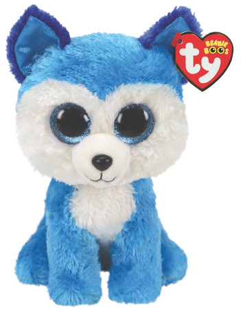 TY Beanie Boos pehme sinine husky PRINCE 23cm, TY36474 TY36474