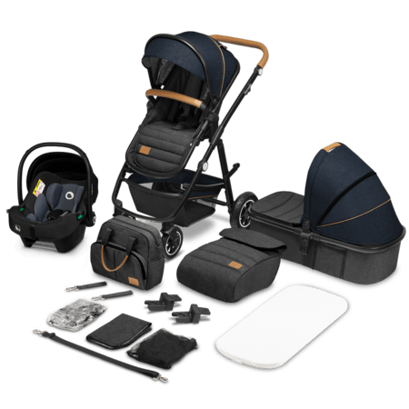 LIONELO universaalne käru AMBER 3in1, Blue navy, LO-AMBER 3IN1 