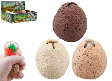 DINOSAUR stressivastane mänguasi Squishy Dino Egg, assortii, 543435 