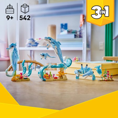 31385 LEGO® Creator Mereloomad: ilusad delfiinid 