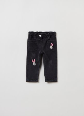 OVS 1 EN GIRL 9-36M JEGGINGS 9-12 BLACK/GREY 001817409 001817409
