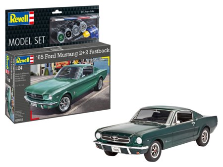 REVELL 1965. aasta Ford Mustangi mudel 2+2 Fastback, 67065 