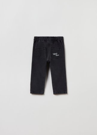 OVS 1 EN GIRL 9-36M JEGGINGS 9-12 BLACK/GREY 001817409 001817409