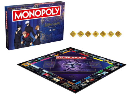 MONOPOLY lauamäng Jujutsu Kaisen, EN, WM04688-EN1-6 