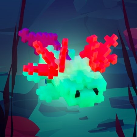 PLUS PLUS konstruktor Axolotl, 100 tk, 4310 