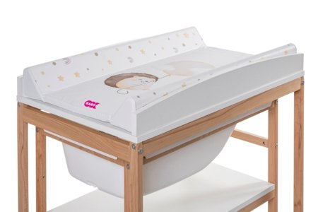 OKBABY puidust mähkimislaud koos vanni ja mähkimisalusega, 39330100 