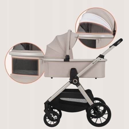 LIONELO universaalne käru LAYLA 3in1, Beige sand, LO-LAYLA 3IN1 